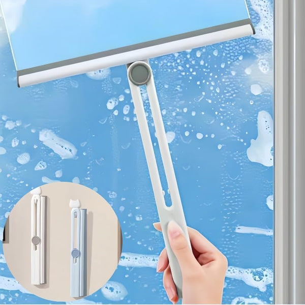 Foldable Glass Cleaner Wiper | 360° Rotatable