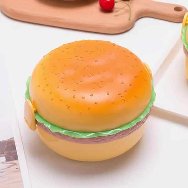 Burger Shape Lunch Box for Kids School Tiffin Box