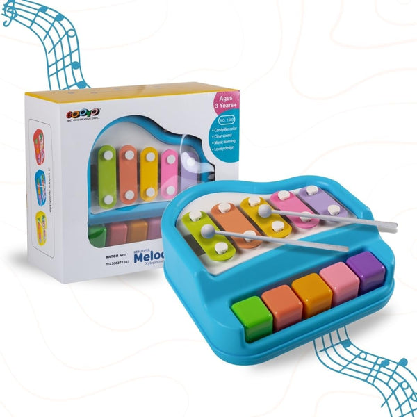 2-in-1 Xylophone & Piano Toy for Kids
