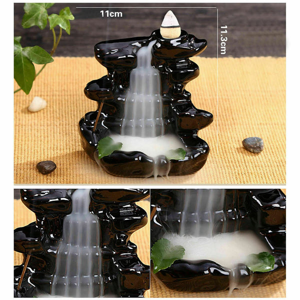 Polyresin Smoke Backflow Fountain with 10 Free Backflow Cones